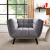 Modway Bestow Performance Velvet Armchair EEI-2733-GRY Gray