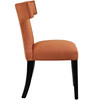 Modway Curve Dining Side Chair Fabric Set of 2 EEI-2741-ORA-SET Orange