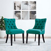 Modway Regent Dining Side Chair Fabric Set of 2 EEI-2743-TEA-SET Teal