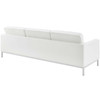 Modway Loft Leather Sofa EEI-2779-WHI Cream White