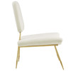 Modway Ponder Performance Velvet Lounge Chair EEI-2809-IVO Ivory