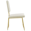 Modway Ponder Performance Velvet Dining Side Chair EEI-2811-IVO Ivory