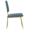 Modway Ponder Performance Velvet Dining Side Chair EEI-2811-SEA Sea Blue