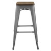 Modway Promenade Bar Stool EEI-2819-GME Gunmetal