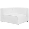 Modway Mingle 5 Piece Upholstered Fabric Sectional Sofa Set EEI-2835-WHI White