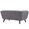 Modway Bestow 2 Piece Performance Velvet Sofa and Loveseat Set EEI-2979-GRY-SET Gray