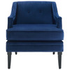 Modway Concur Button Tufted Performance Velvet Armchair EEI-2996-NAV Navy