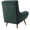 Modway Suggest Button Tufted Performance Velvet Lounge Chair EEI-3001-GRN Green