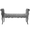 Modway Adelia Chesterfield Style Button Tufted Performance Velvet Bench EEI-3018-LGR Light Gray