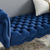 Modway Adelia Chesterfield Style Button Tufted Performance Velvet Bench EEI-3018-NAV Navy