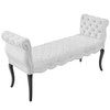 Modway Adelia Chesterfield Style Button Tufted Performance Velvet Bench EEI-3018-WHI White