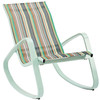 Modway Traveler Rocking Outdoor Patio Mesh Sling Lounge Chair EEI-3027-GRN-STR Green Stripe