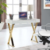 Modway Sector Console Table EEI-3032-WHI White Gold