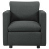 Modway Activate Upholstered Fabric Armchair EEI-3045-GRY Gray