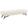 Modway Adept Performance Velvet Bench EEI-3061-IVO Ivory