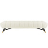 Modway Adept Performance Velvet Bench EEI-3061-IVO Ivory