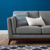 Modway Chance Upholstered Fabric Sofa EEI-3062-LGR Light Gray