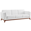 Modway Chance Upholstered Fabric Sofa EEI-3062-WHI White