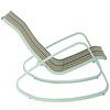 Modway Traveler Rocking Lounge Chair Outdoor Patio Mesh Sling Set of 2 EEI-3180-GRN-STR-SET Green Stripe