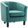 Modway Prospect Channel Tufted Performance Velvet Armchair EEI-3188-TEA Teal