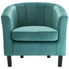 Modway Prospect Channel Tufted Performance Velvet Armchair EEI-3188-TEA Teal