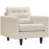 Modway Empress Sofa, Loveseat and Armchair Set of 3 EEI-3316-BEI Beige