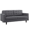Modway Empress Sofa, Loveseat and Armchair Set of 3 EEI-3316-DOR Gray