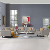 Modway Empress Sofa, Loveseat and Armchair Set of 3 EEI-3316-LGR Light Gray