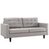 Modway Empress Sofa, Loveseat and Armchair Set of 3 EEI-3316-LGR Light Gray