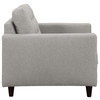 Modway Empress Sofa, Loveseat and Armchair Set of 3 EEI-3316-LGR Light Gray