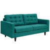 Modway Empress Sofa, Loveseat and Armchair Set of 3 EEI-3316-TEA Teal