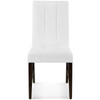 Modway Promulgate Biscuit Tufted Upholstered Fabric Dining Chair Set of 2 EEI-3335-WHI White