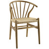 Modway Flourish Spindle Wood Dining Side Chair EEI-3338-NAT Natural