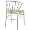 Modway Flourish Spindle Wood Dining Side Chair EEI-3338-WHI White