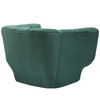 Modway Entertain Vertical Channel Tufted Performance Velvet Armchair EEI-3352-GRN Green