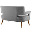 Modway Sheer Upholstered Fabric Loveseat EEI-3353-LGR Light Gray