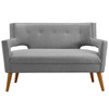 Modway Sheer Upholstered Fabric Loveseat EEI-3353-LGR Light Gray