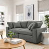 Modway Commix Down Filled Overstuffed 2 Piece Sectional Sofa Set EEI-3354-GRY Gray