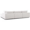 Modway Commix Down Filled Overstuffed 4 Piece Sectional Sofa Set EEI-3356-BEI Beige