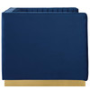 Modway Sanguine Vertical Channel Tufted Accent Performance Velvet Armchair EEI-3406-NAV Navy