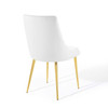 Modway Viscount Modern Accent Performance Velvet Dining Chair EEI-3416-WHI White