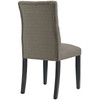 Modway Duchess Dining Chair Fabric Set of 2 EEI-3474-GRA Granite