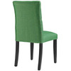 Modway Duchess Dining Chair Fabric Set of 2 EEI-3474-GRN Green
