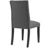 Modway Duchess Dining Chair Fabric Set of 2 EEI-3474-GRY Gray