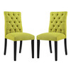 Modway Duchess Dining Chair Fabric Set of 2 EEI-3474-WHE Wheatgrass
