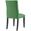 Modway Duchess Dining Chair Fabric Set of 4 EEI-3475-GRN Green