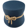 Modway Beat Nautical Rope Upholstered Fabric Ottoman EEI-3483-BLU Blue