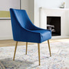 Modway Discern Upholstered Performance Velvet Dining Chair EEI-3508-NAV