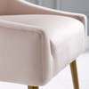 Modway Discern Upholstered Performance Velvet Dining Chair EEI-3508-PNK