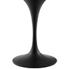 Modway Lippa 28" Round Wood Dining Table EEI-3510-BLK-WHI